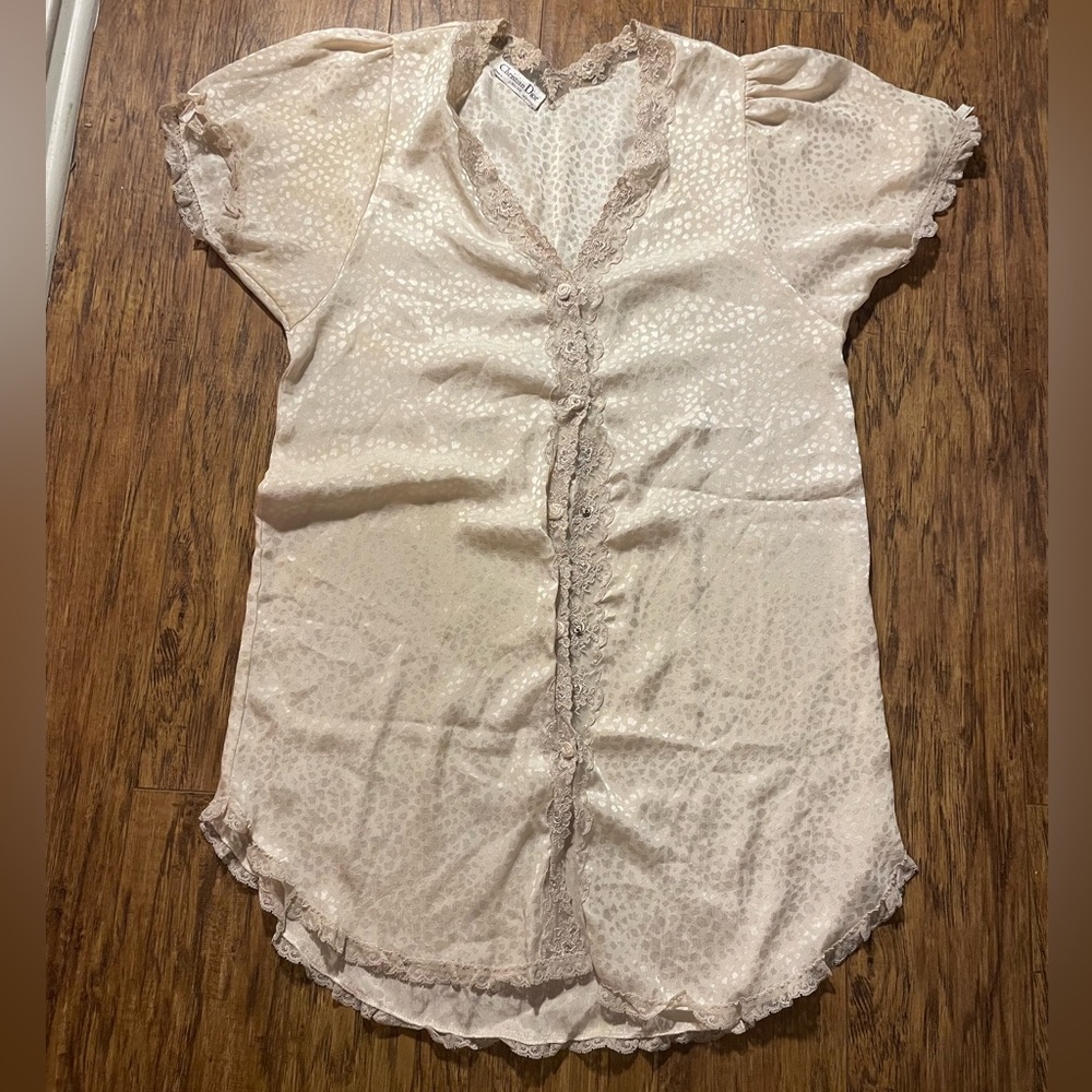 Christian Dior Lacey silky  Vintage Nightie